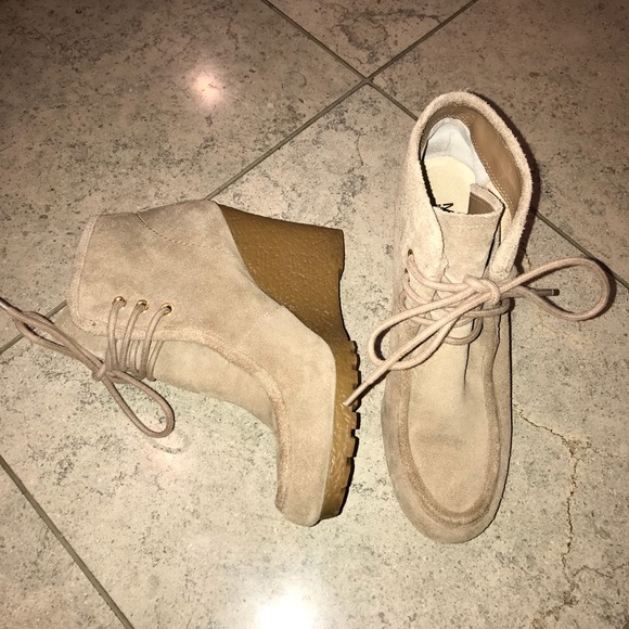 MICHAEL Michael Kors Suede Wedge Bootie - Picture 3 of 6